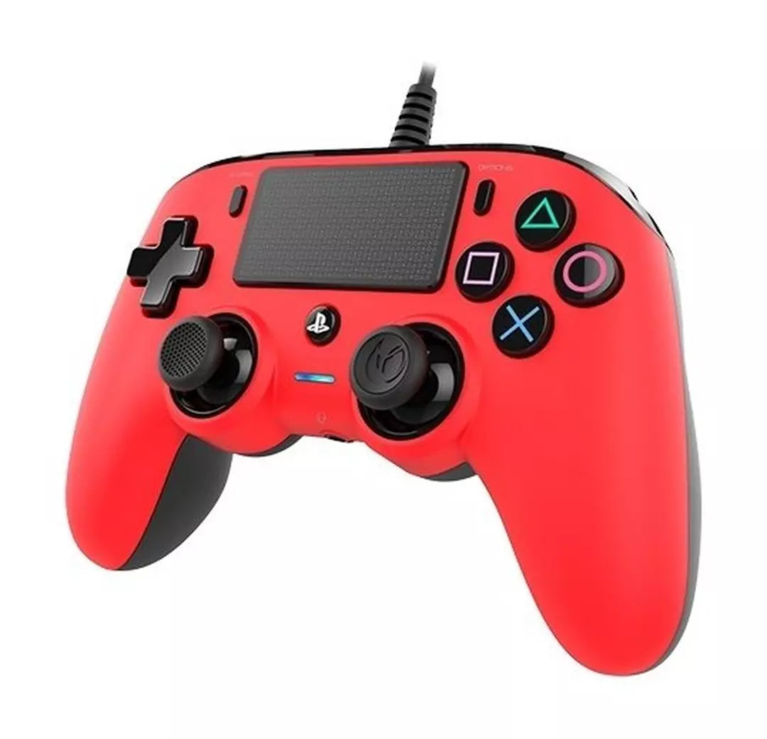 Bigben Nacon PS4 Wired Compact Controller - Red