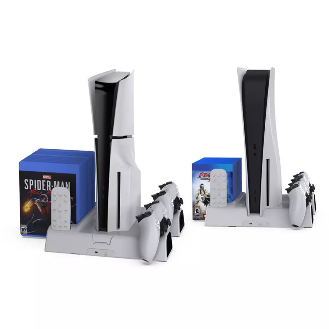 Dobe Multlfunctional Cooling Stand and Charging Dock for PS5 New Console, TP5-3532B - White