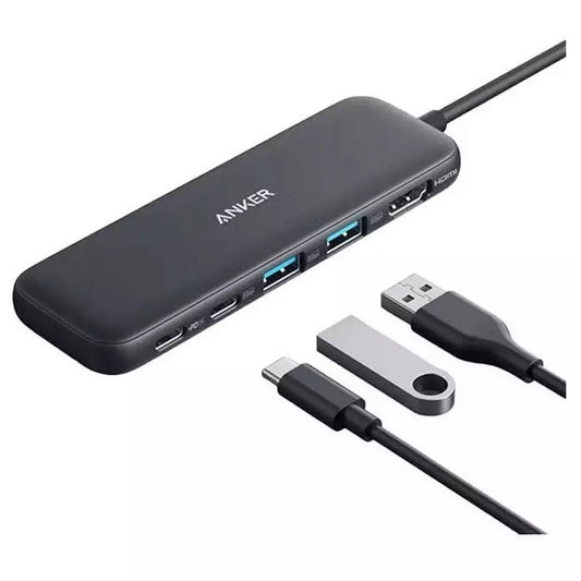 Anker 332 USB-C Hub 5 in1 USB-C Connector, A8355H11 - Black