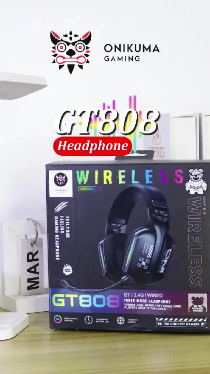 Onikuma GT808 Wireless Gaming Headset