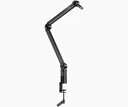 HyperX Compatible Microphone Stand – Sturdy Desk Mount with Shock Absorber (Also Fits Blue Yeti, Razer, Fifine & More)