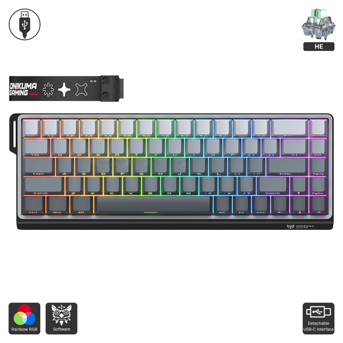 ONIIKUMA G69 MAGNATIC KEYOARD