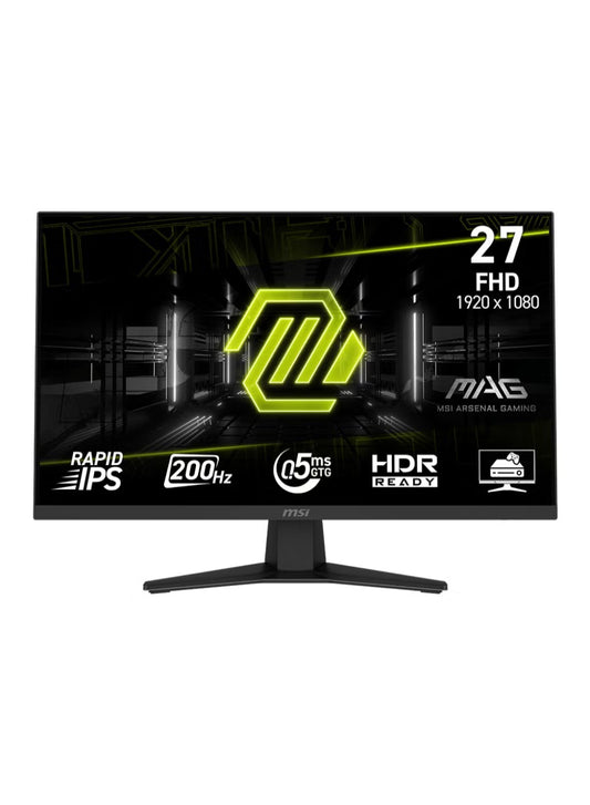 MSI MAG 274QRFW 27 Inch WQHD Gaming Monitor - 2560 x 1440 Rapid IPS Panel, 180 Hz / 1ms GtG, 123% sRGB Colour Gamut, Fan-Less Design, DisplayHDR 400 - DP 1.4a, HDMI 2.0b
