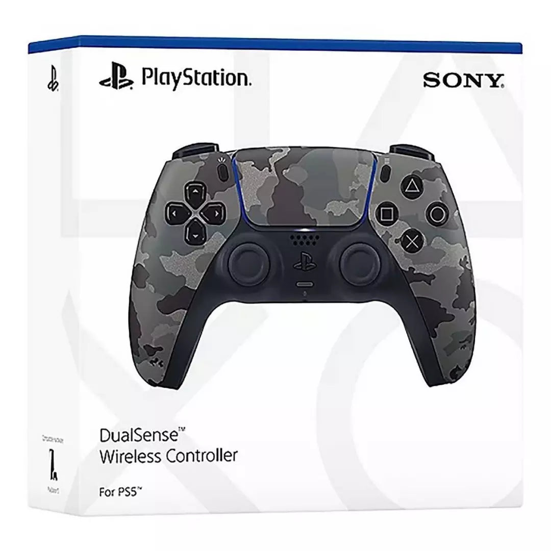 Sony PS5 DualSense Wireless Controller - Gray Camouflage