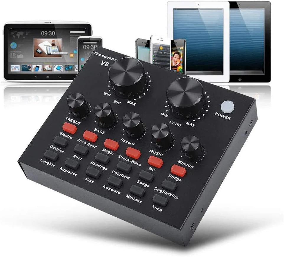 Live Sound Card Mixer (V8)