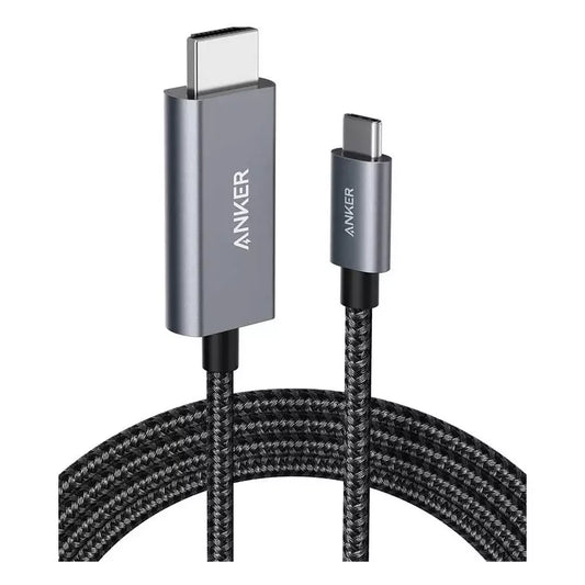 Anker Nylon USB-C to HDMI 4K Cable, A8730H11 - Grey