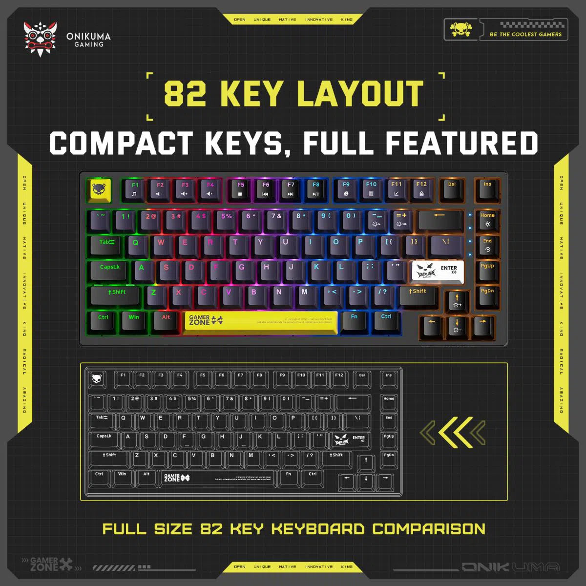 ONIKUMA G58 MECHANICAL KEYOARD