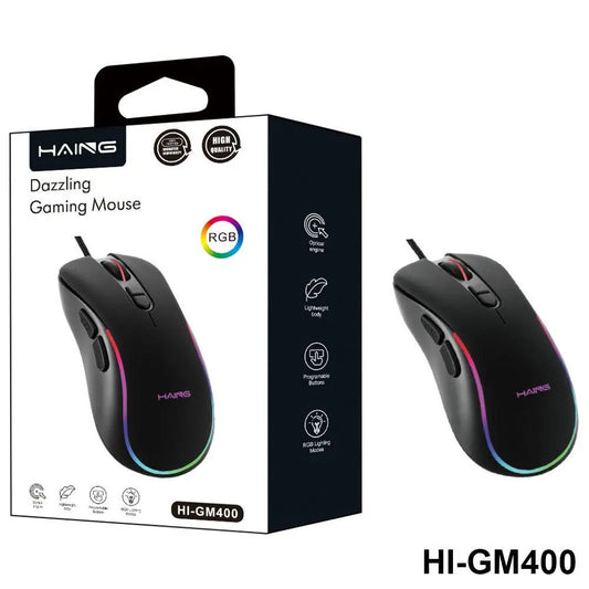 GM400 RGB Wired Dazzling Gaming Mouse