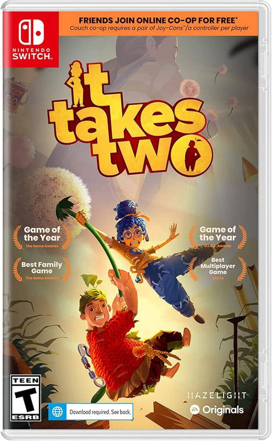It takes two Nintendo switch