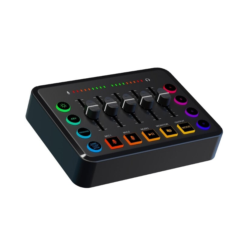 F9 Live Sound Card Live Streaming Auditory Processor Professional Sound Mixer