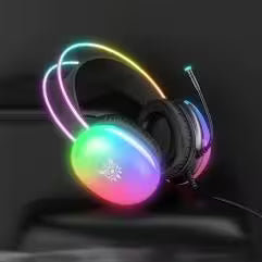 Headset HD Microphone RBG Light Effect Gaming Headset Surround Sound Gaming Headset
